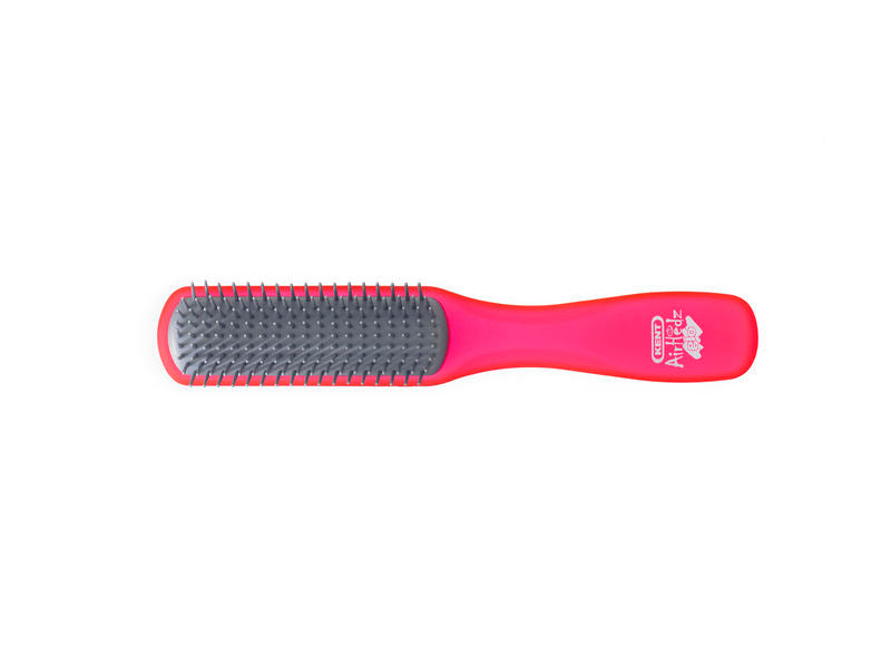 AirHedz Glo Narrow Detangling Brush in Red