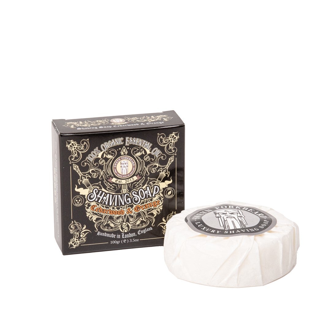 CEDARWOOD & ORANGE SHAVING SOAP 100gm
