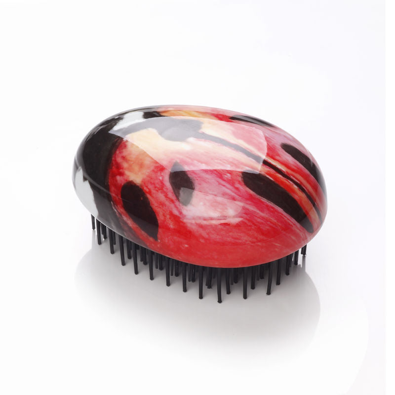 Pebble Detangling Ladybug Brush