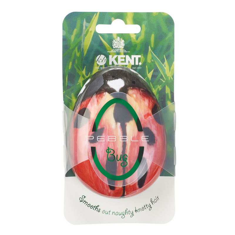 Pebble Detangling Ladybug Brush