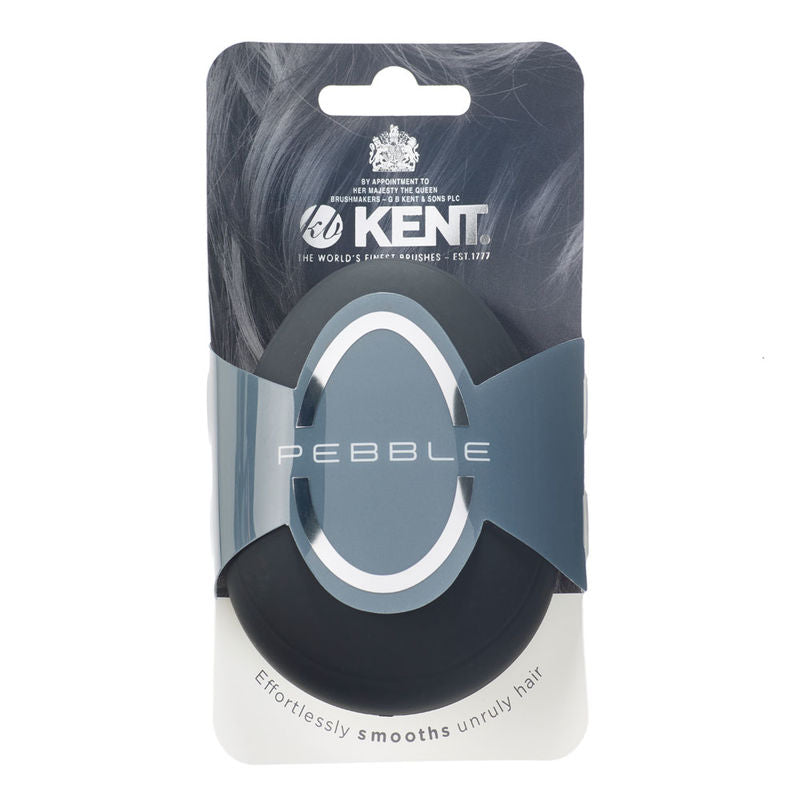 Pebble Detangling Brush in Matt Black
