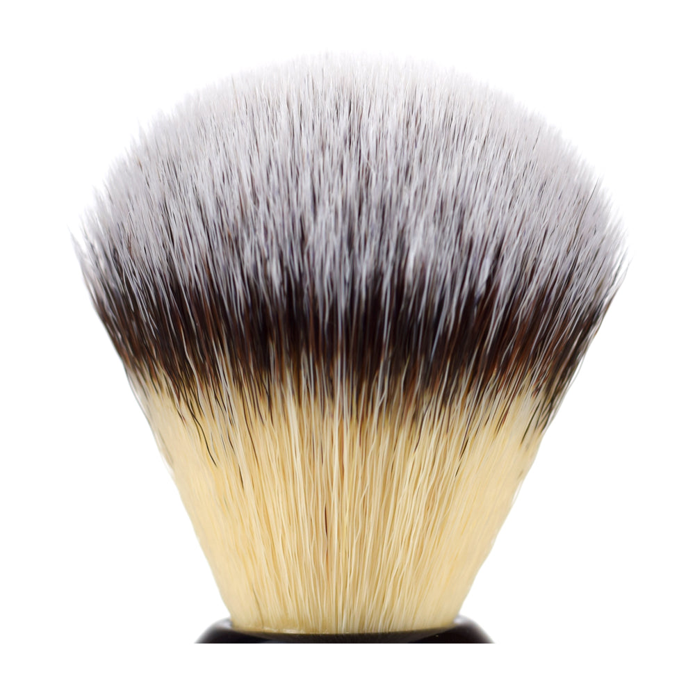 KENT (BLK4S) Medium Black Synthetic Shaving Brush