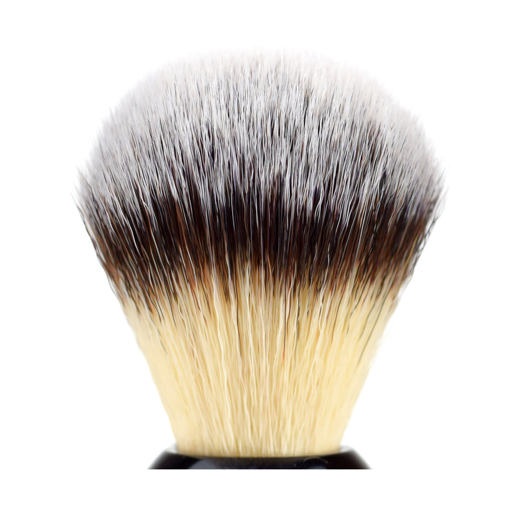 KENT (BLK12S) Extra Large Black Synthetic Shaving Brush