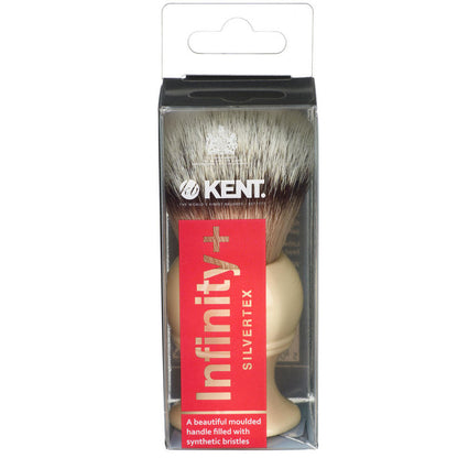 Kent shaving brush in packaging with visible brand name