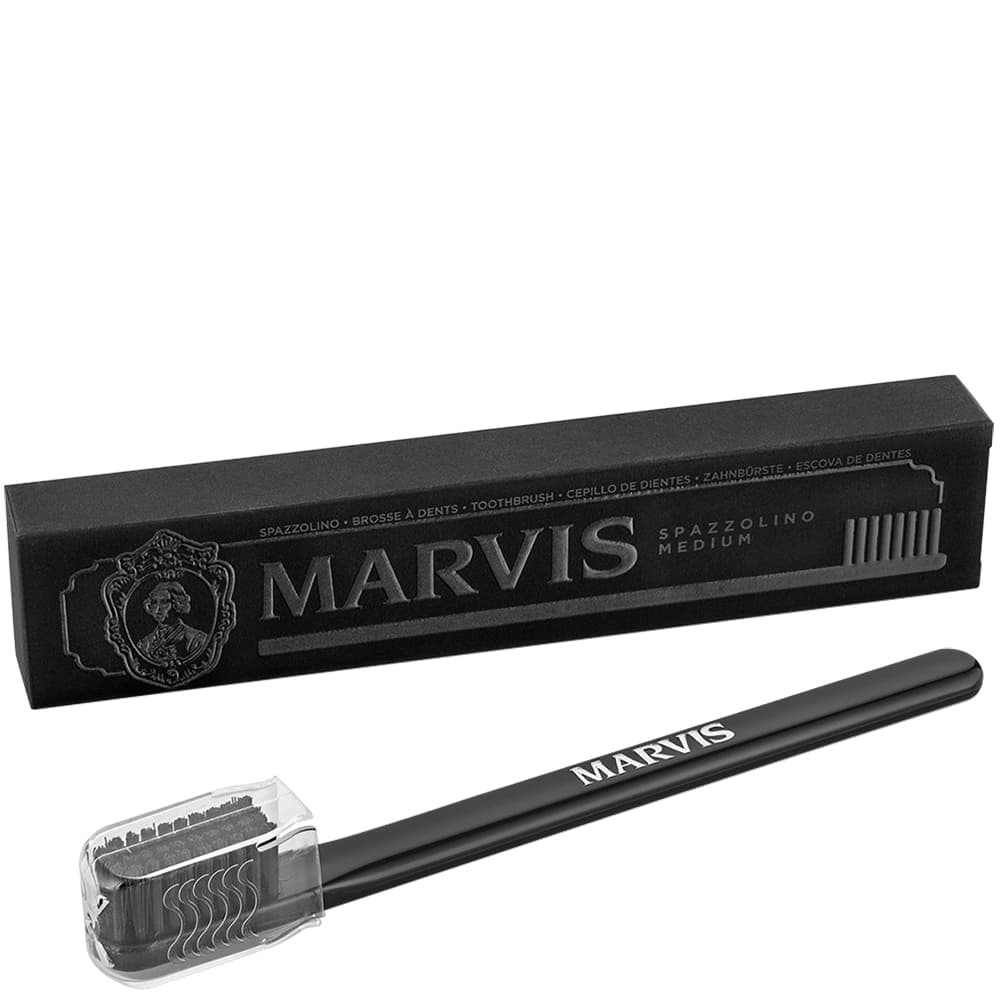 MARVIS TOOTHBRUSH BLACK MEDIUM
