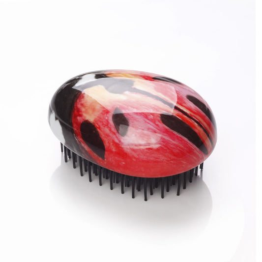 Pebble Detangling Ladybug Brush