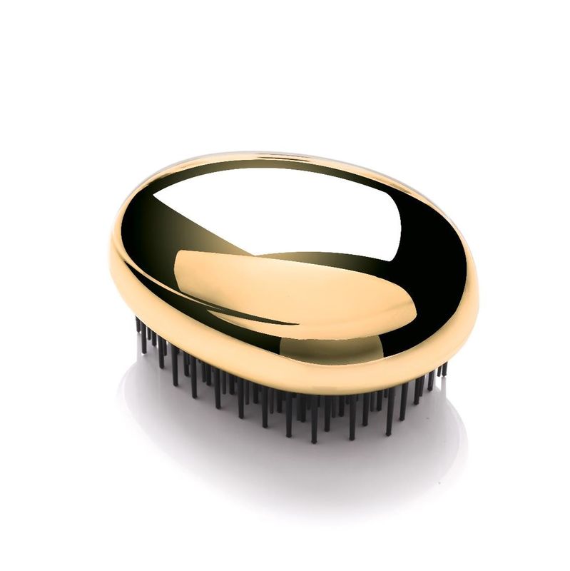 Pebble Detangling Brush in Gold