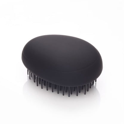 Pebble Detangling Brush in Matt Black