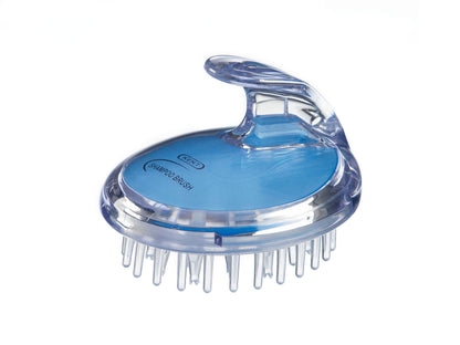 SHAMPOO AND SCALP MASSAGE BRUSH IN BLUE